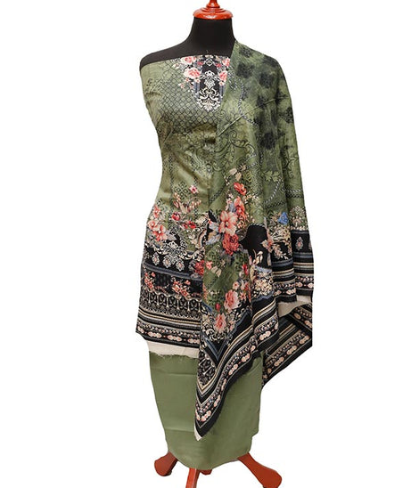 Firdous Print Lawn`22 D#736 Green