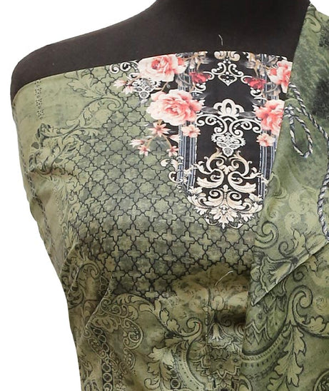 Firdous Print Lawn`22 D#736 Green