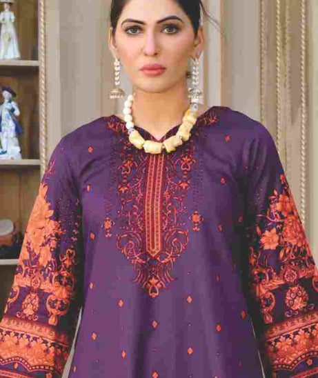 Five Star Moonsoon Lawn`22 D#2908 D Purple