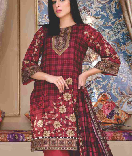 Five Star Moonsoon Lawn`22 D#2916 Red