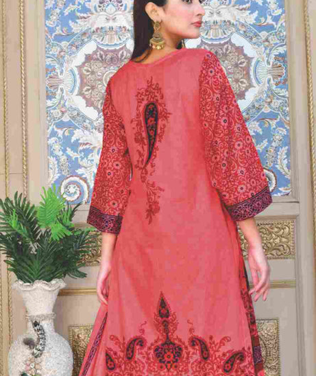 Five Star Moonsoon Lawn`22 D#2930 Peach Pink