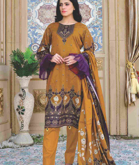 Five Star Moonsoon Lawn`22 D#2935 Mustard