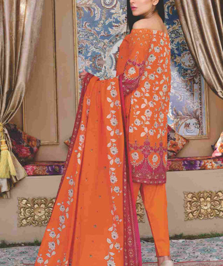Five Star Moonsoon Lawn`22 D#2935 Orange