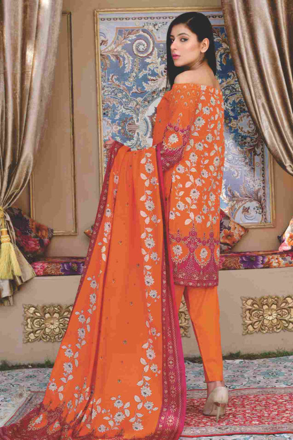 Five Star Moonsoon Lawn`22 D#2935 Orange