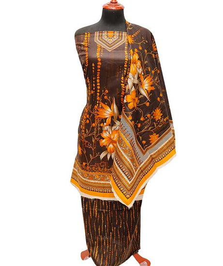 Five Star Moonsoon Lawn'22 D#2946 (Chocolate)