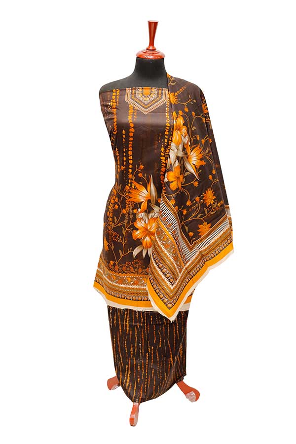 Five Star Moonsoon Lawn'22 D#2946 (Chocolate)