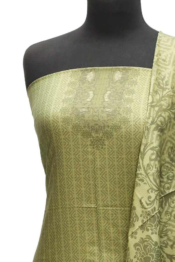 Floraison D/Chambray Linen`21 D#8185 (Green)