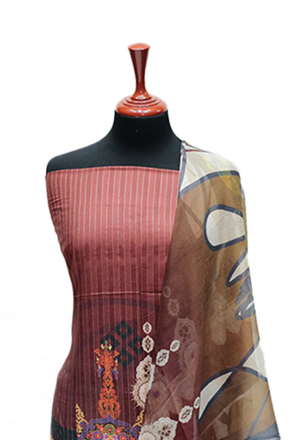 Floraison Bana Doria Lawn`25 D#11712 (Maroon)