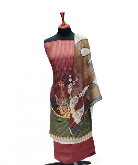 Floraison Bana Doria Lawn`25 D#11712 (Maroon)