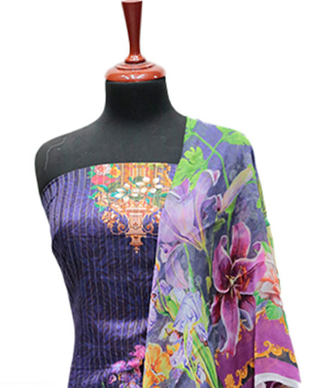 Floraison Bana Doria Lawn`25 D#11715 (Purple)