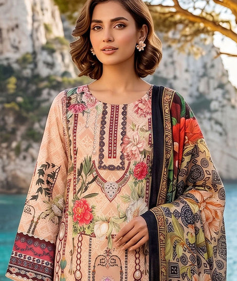 Floraison D/C Linen`26 D#7605 (L Brown)