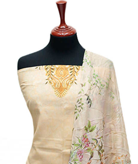 Floraison D/Chiffon Dupatta`25 D#11701 (Peach)