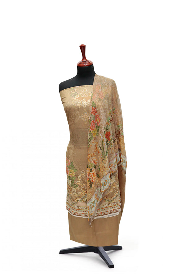 Floraison D/Chiffon Dupatta`25 D#11704 (D Brown)