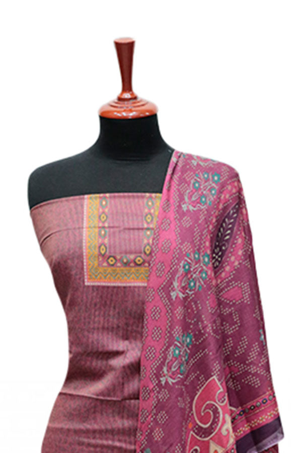 Floraison D/Chiffon Dupatta`25 D#11705 (Magenda)