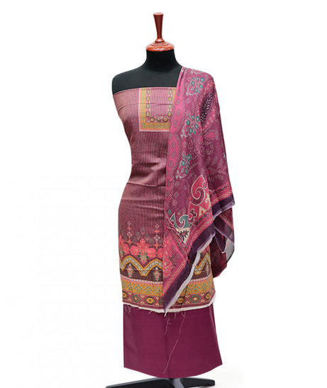 Floraison D/Chiffon Dupatta`25 D#11705 (Magenda)