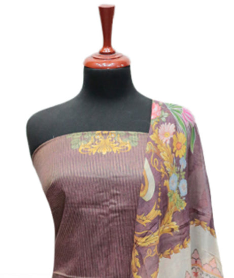 Floraison D/Chiffon Dupatta`25 D#3227 (Magenda)