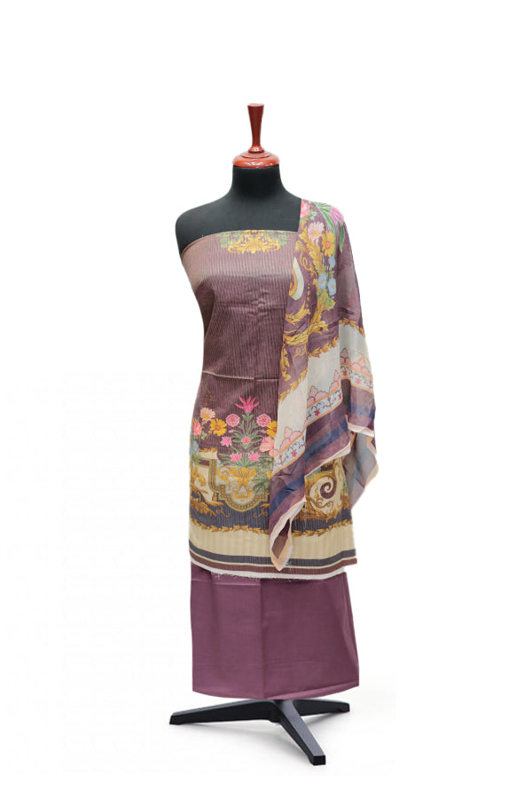 Floraison D/Chiffon Dupatta`25 D#3227 (Magenda)