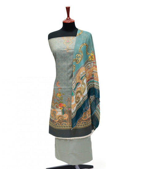 Floraison D/Chiffon Dupatta`25 D#3228 (Pista)