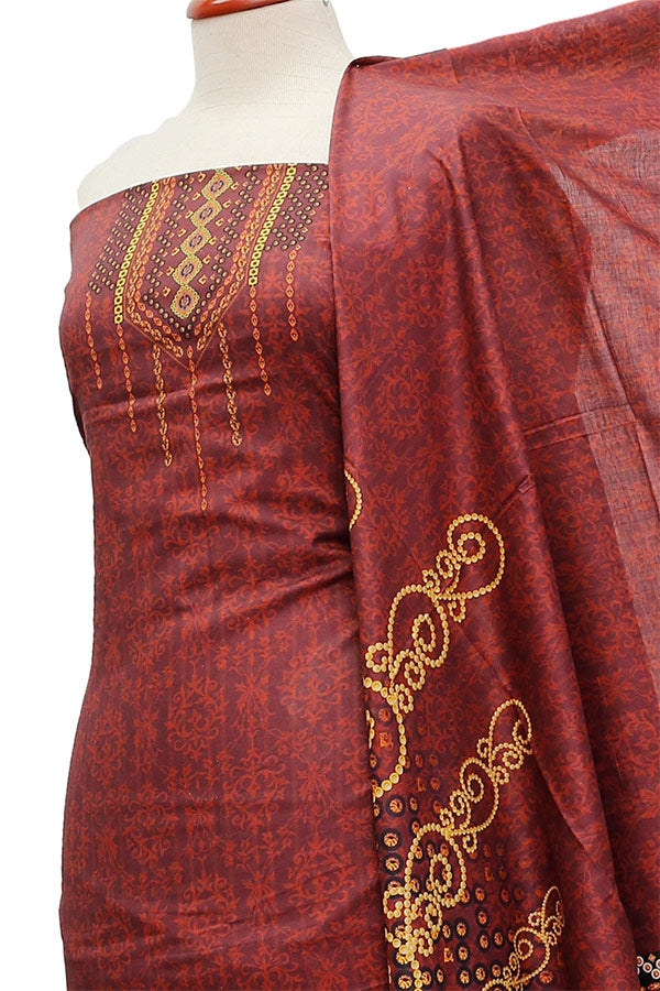Floraison D/Classic Lawn`21 D#4220 (Maroon)