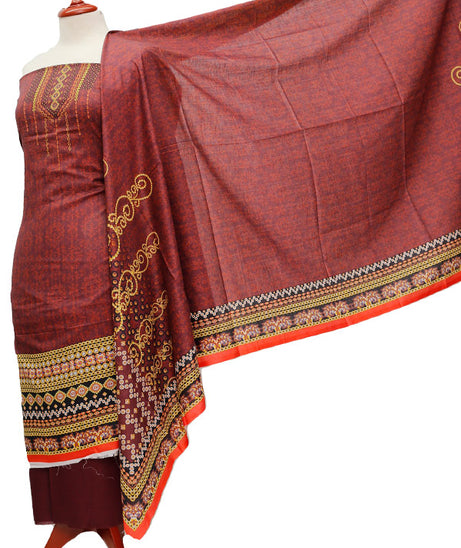 Floraison D/Classic Lawn`21 D#4220 (Maroon)