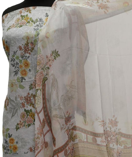 Floraison D/Emb Lawn`21 D#47001 (Grey)