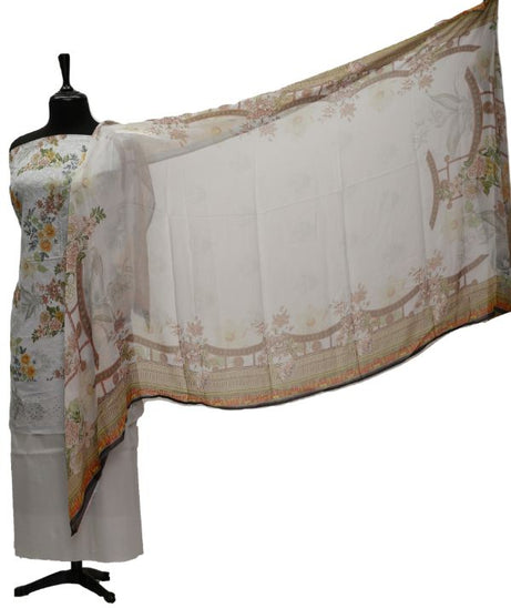 Floraison D/Emb Lawn`21 D#47001 (Grey)