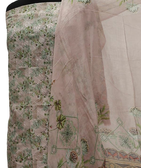 Floraison D/Emb Lawn`21 D#47004 (Brown)