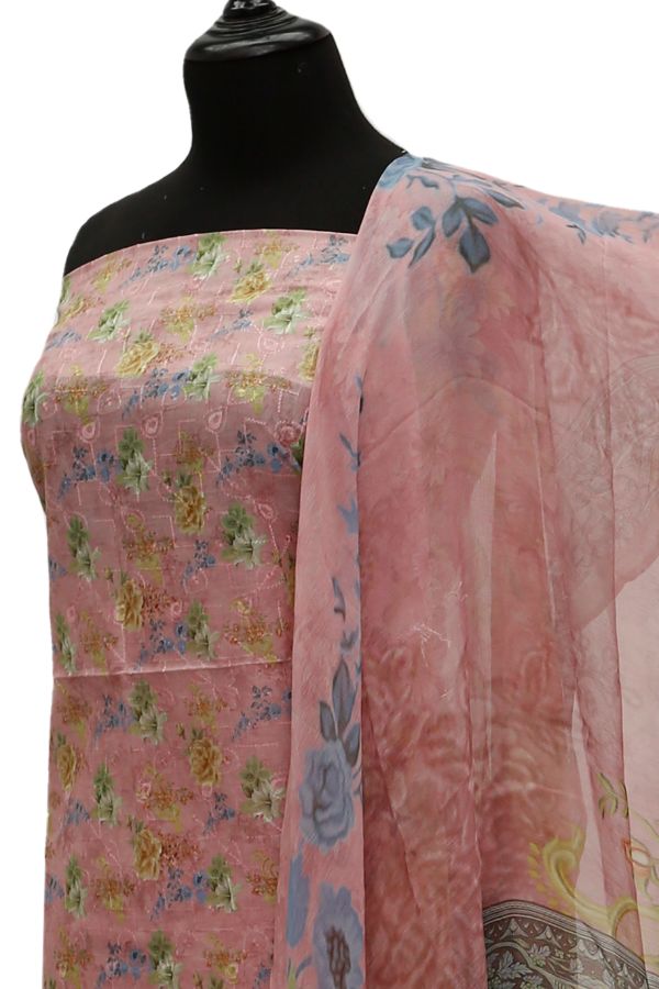 Floraison D/Emb Lawn`21 D#47009 (Pink)