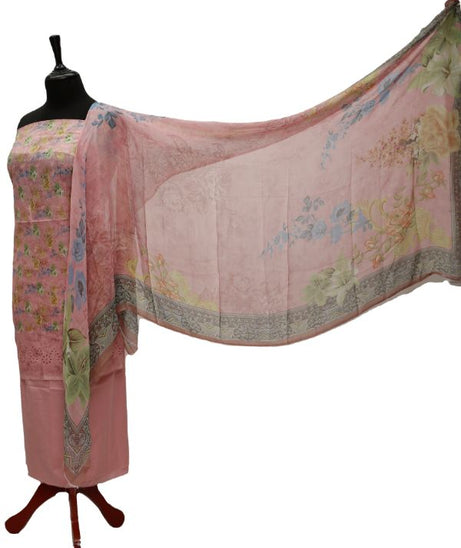 Floraison D/Emb Lawn`21 D#47009 (Pink)