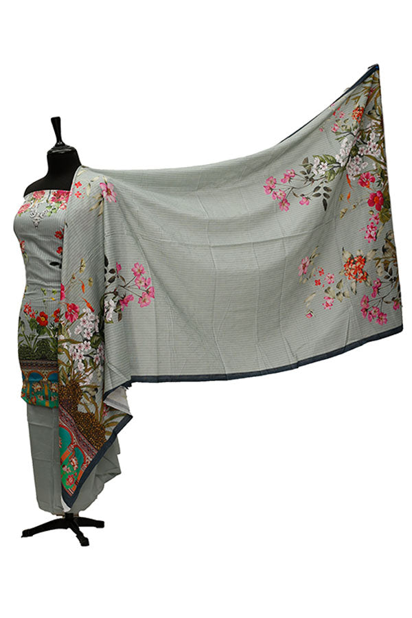 Floraison D/Lawn N/Dupatta`21 D#8044 (L Ferozi)