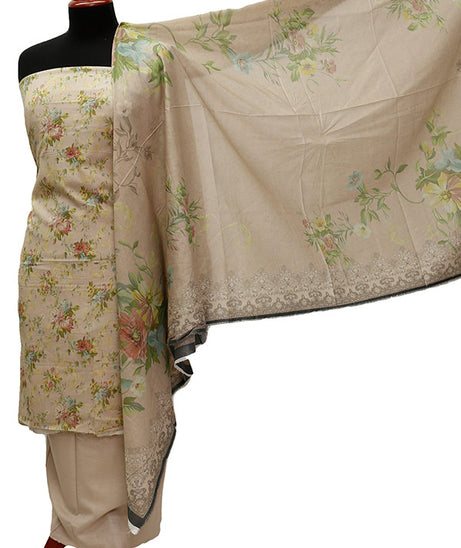 Floraison D/Print Lawn`21 D#3235 (Brown)