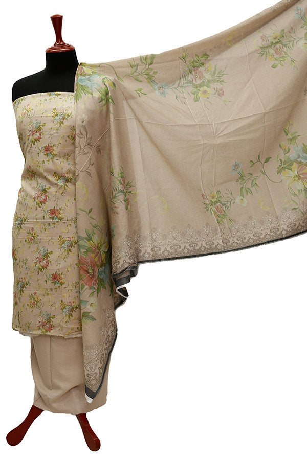 Floraison D/Print Lawn`21 D#3235 (Brown)