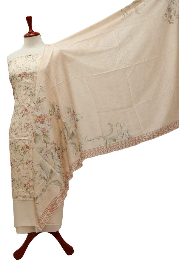 Floraison D/Print Lawn`21 D#3241 (Peach)