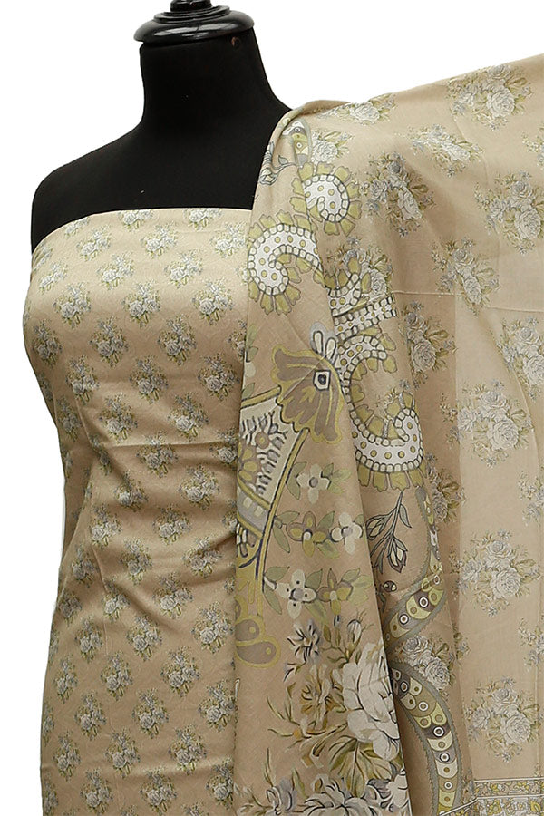 Floraison D/Print Lawn`21 D#3243 (Brown)