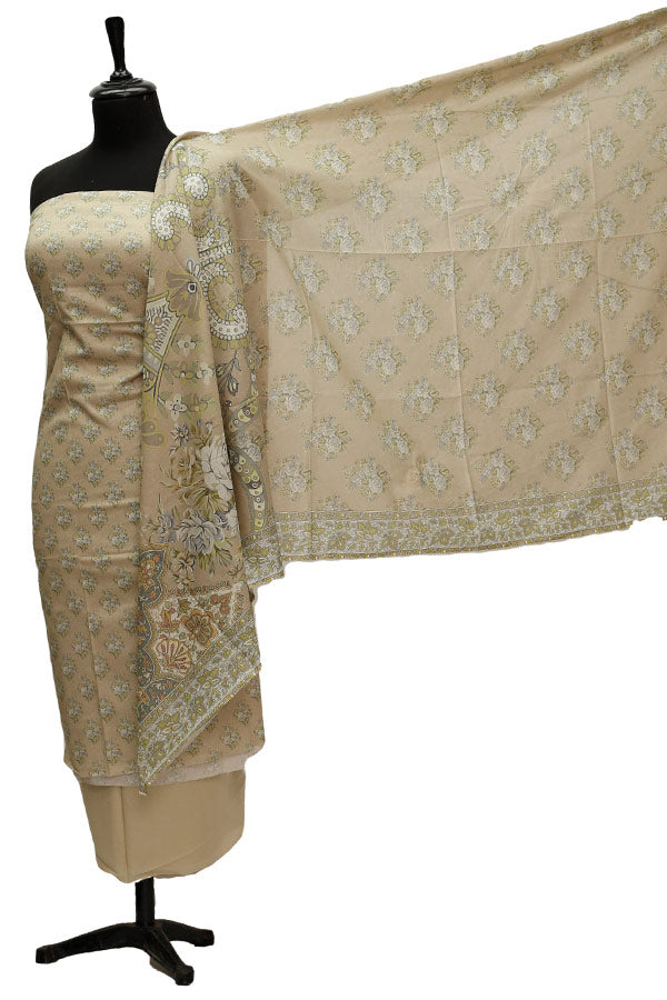 Floraison D/Print Lawn`21 D#3243 (Brown)