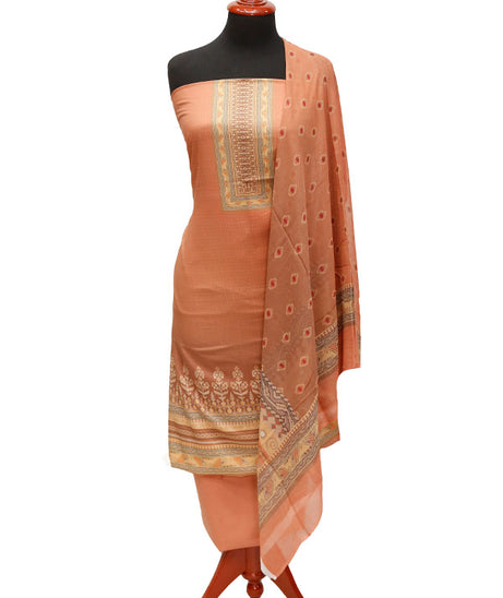 Floraison Print Lawn`22 D#7147 D Peach