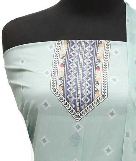 Floraison Print Lawn`22 D#7148 Green