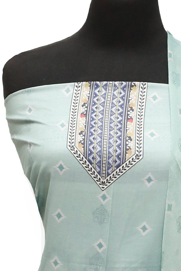 Floraison Print Lawn`22 D#7148 Green