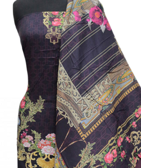 Floraison Slub Linen'24 D#1659 (Nevy Blue)