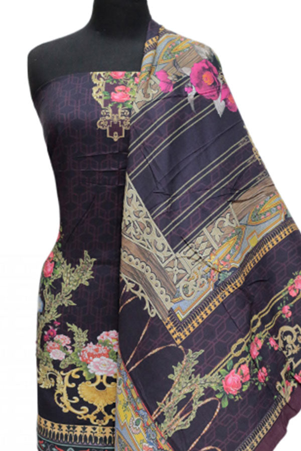 Floraison Slub Linen'24 D#1659 (Nevy Blue)