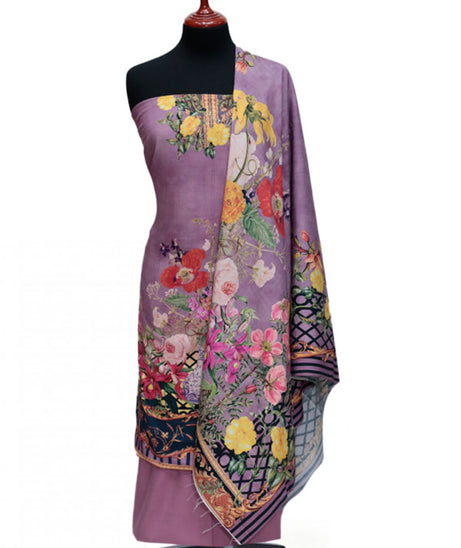 Floraison Slub Linen'24 D#3 (L PURPLE)
