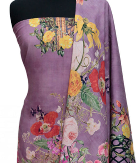 Floraison Slub Linen'24 D#3 (L PURPLE)