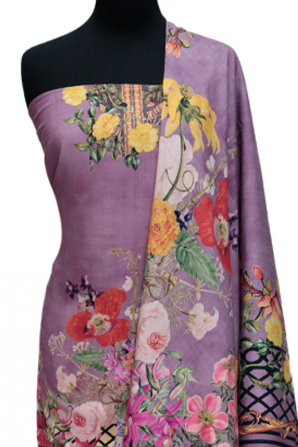 Floraison Slub Linen'24 D#3 (L PURPLE)