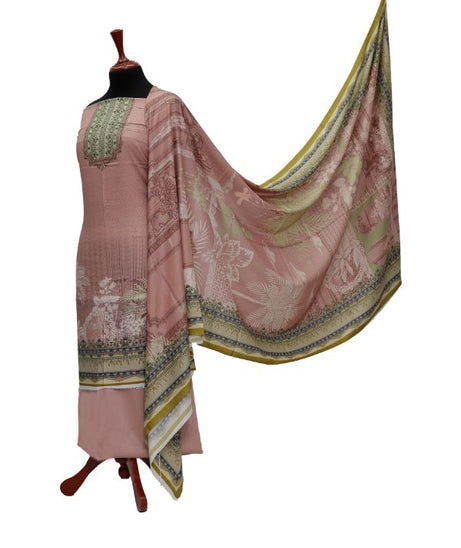 Floraison Twill Linen`20 D#4644 LT Pink