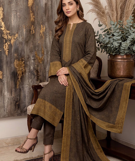 Floraison Sawati Dhanak'26 D#3572 (Olive Green)