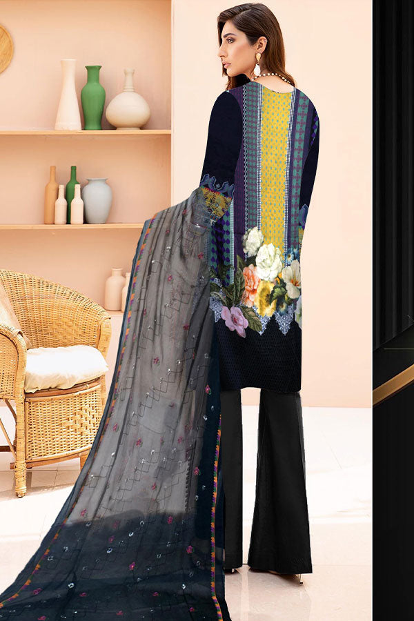 Freesia D/Emb Viscose`20 (Vol-1) DS#07