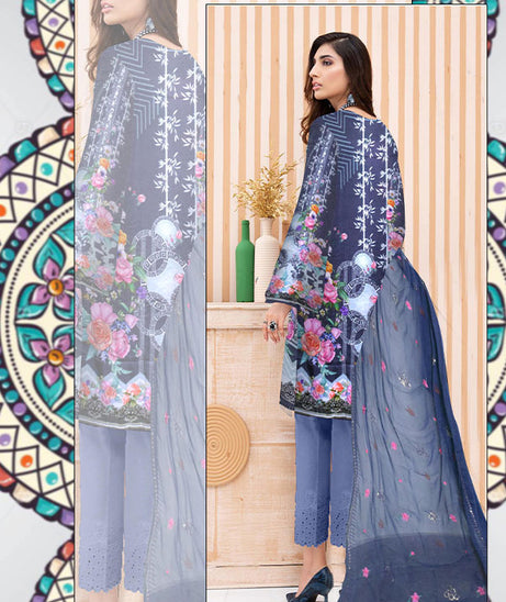 Freesia D/Emb Viscose`20 (Vol-1) DS#08