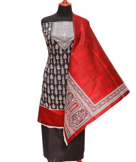 Friha & Farha Naz Lawn`22 D#820 Black