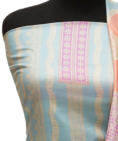 Friha &amp; Farha Naz Lawn`22 D#824 Ferozi