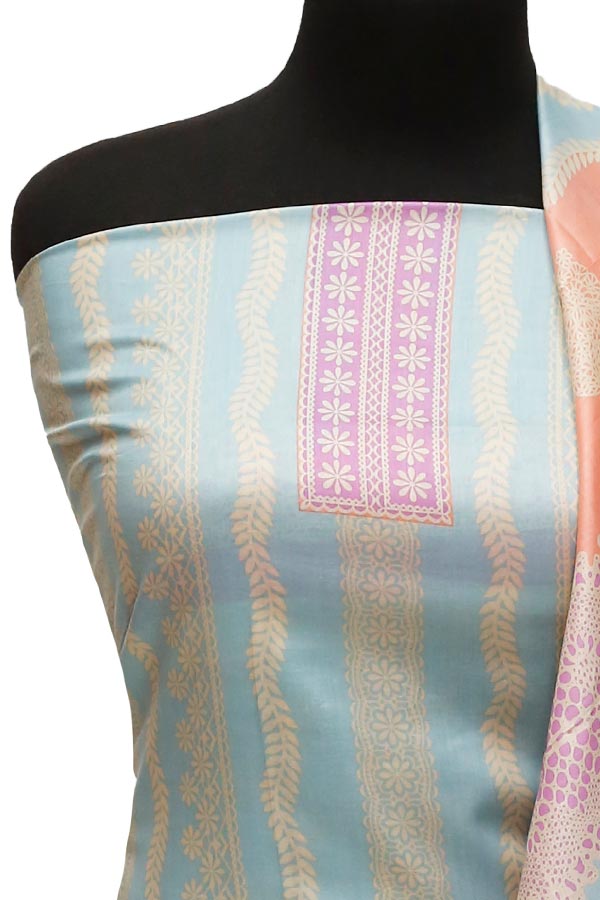 Friha &amp; Farha Naz Lawn`22 D#824 Ferozi